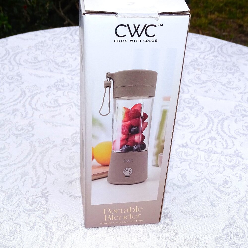 CWC Portable Blender 12oz Beige New - Picture 8 of 8
